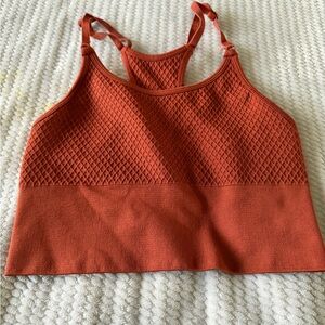 Balance Collection Rust Textured Sports Bra